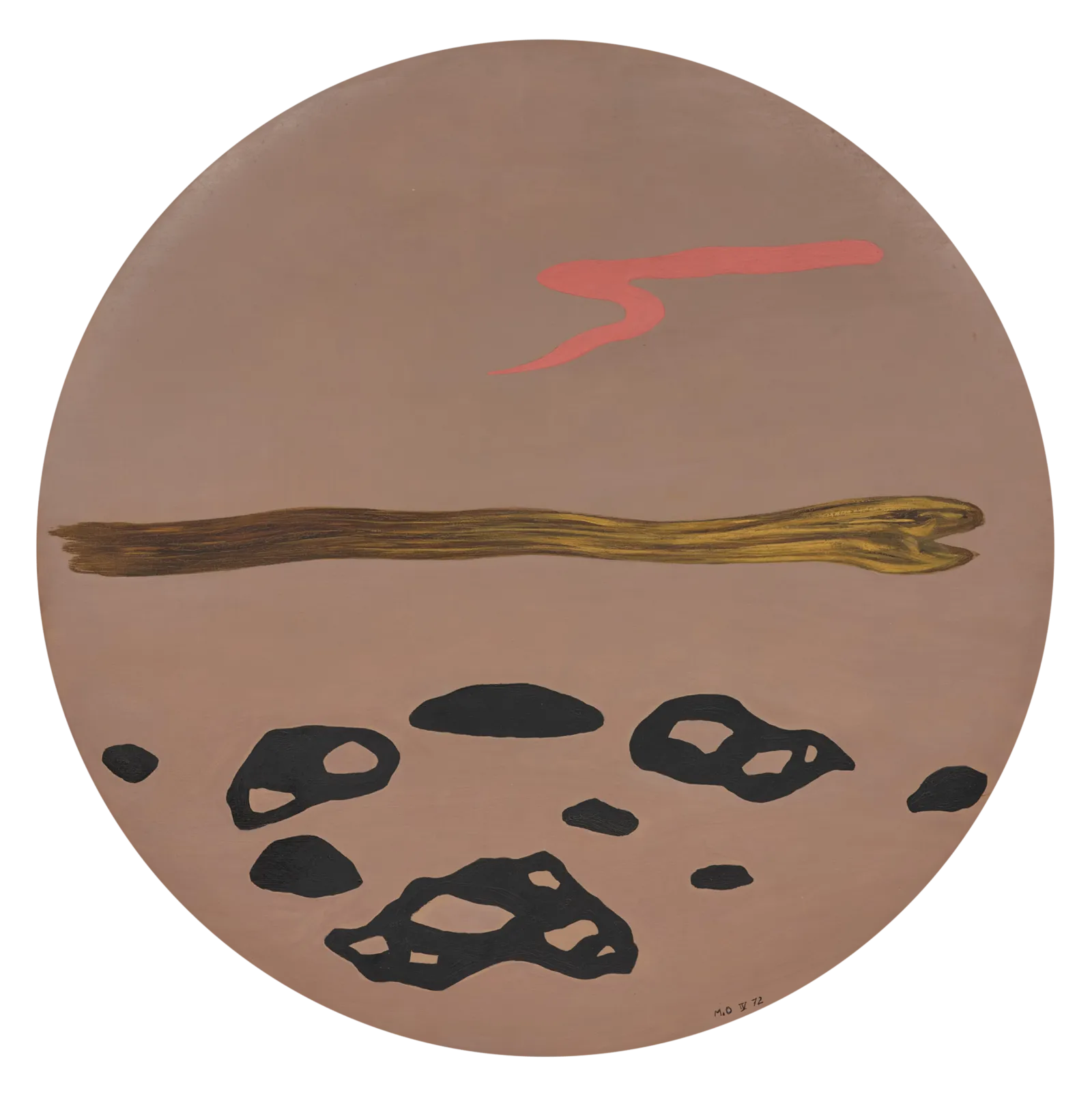 Schlange und Schwarze Steine