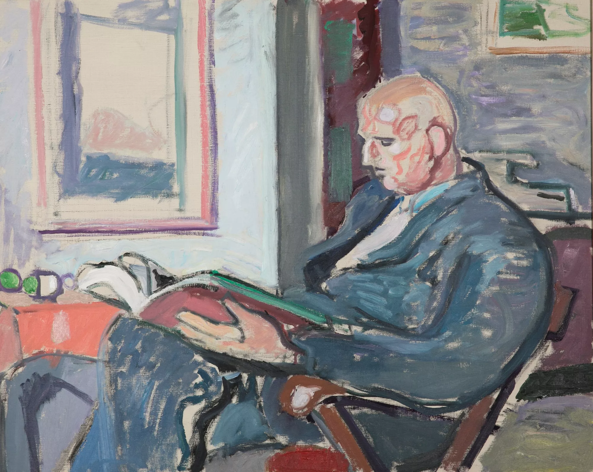 Bildnis Dr. W. Schnyder (sitzend mit Buch) Kunstmuseum Solothurn